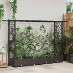 T&otilde;stetud Padi Kase ja Katusega Pruun 203 x 40 x 123 cm PP