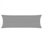 P&auml;ikesetelgi sail Anthracite ja valge 2 x 6 m HDPE