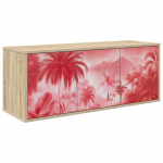 Seinale paigaldatav TV kapp AACHEN 102 x 33 x 40 cm Sonoma tamm