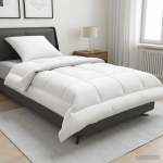 Tekk ja padjakomplekt 2 tk 140x200 cm Suvi 140 GSM Vill Valge