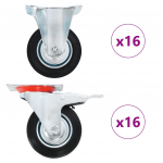 32 tk, p&ouml;&ouml;rlevad rattad, 100 mm