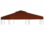 Kahekordne varjualuse katus 310 g/m&sup2; 3 x 3 m, terrakota