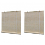 Naturaalsed bambusrulood 2 tk, 120 x 160 cm