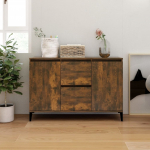 Puhvetkapp, suitsutatud tamm, 104 x 35 x 70 cm, tehispuit
