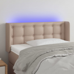 LED-voodipeats cappuccino 83x16x78/88 cm kunstnahk