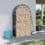 K&uuml;ttepuude alus, pruun, 120 x 45 x 210 cm, tsingitud teras