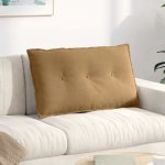 Seljatugi padi pruun 80 x 50 cm korter kangas