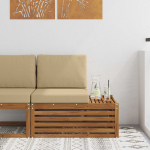 V&auml;lim&ouml;&ouml;bel L&otilde;pu Diivan padjaga Neutraalne 91 x 63 x 73 cm
