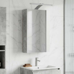Vannitoa peeglikapp Betoonhall 30 x 10,5 x 50 cm Tehispuit