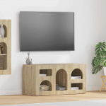 Telerikapp Sonoma tamm 80 x 35 x 40 cm Tehispuit
