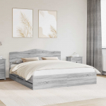 Voodiraam sahtliga peaga hall sonoma 200 x 200 cm inseneripuit