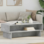 Kohvilaud betoonhall 100 x 46 x 35 cm tehispuit