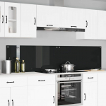 K&ouml;gi splashback 2 tk must 110 x 50 cm karastatud klaas