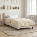 Talve tek Rapistatud cream 155 x 220 cm Mikrokiud