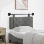 Rippuv voodipeats Seinale kinnitatav Tumehall 90 x 55 x 5 cm Samet