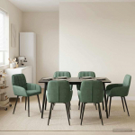 S&ouml;&ouml;gitoa Toolid 6 pcs Samet Mere Roheline 57 x 50 x 85 cm