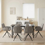 P&ouml;&ouml;rlevad Toiduainete Toolid 6 pcs Kunstsuede nahk Helehall