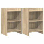 &Ouml;&ouml;kapid 2 pcs Sonoma tamm 40 x 30 x 60 cm Tehispuit