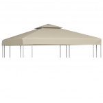 Varikatuse asenduskate 310 g / m&sup2;, beež, 3 x 3 m