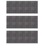 Terrassiplaadid 30 tk, kulunud hall, 30 x 30 cm, akaatsiapuit