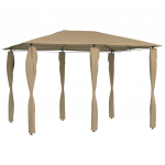 Lehtla postikatetega 3x4x2,6 m, pruunikashall 160 g/m&sup2;