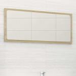 Vannitoa peeglikapp, Sonoma tamm, 80x1,5x37 cm, puitlaastplaat