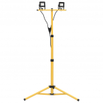 Statiiviga LED prožektor, 2 x 10 w, k&uuml;lm valge