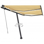 Automaatne varikatus LED, tuuleandur 350x250 cm kollane/valge