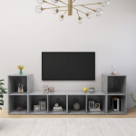 Telerikapid 4 tk betoonhall 72x35x36,5 cm puitlaastplaat