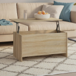 Diivanilaud, sonoma tamm, 102x55,5x52,5cm, tehispuit