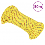 Paadik&ouml;is, kollane, 5 mm, 50 m, pol&uuml;prop&uuml;leen