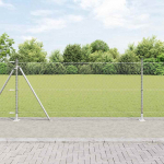 Aed koos postidega h&otilde;bedane 0.8 x 25 m pvc kaetud teras