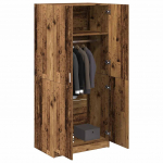 Riidekapp old wood 80x52x180 cm engineered wood