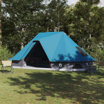 Tipi telk katusega hoiulaekaga Sinine 680 x 430 x 270 cm taft