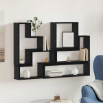 Seinariiul Seinale kinnitatav Must tamm 96 x 12 x 64 cm