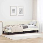 Nurga voodiraam peatsiga cream 80 cm x 200 cm Samet