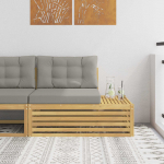 V&auml;lim&ouml;&ouml;bel L&otilde;ppdiivan Valge 115 x 83 x 73 cm Tugev akatsiapuu