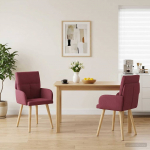 S&ouml;&ouml;gitoa Toolid 2 pcs kangas Veinpunane 60 x 56 x 96 cm