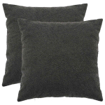 Diivanipadi 2 tk HEERLEN tumehall 65 x 65 cm boucl&eacute;