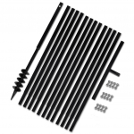 K&auml;epidemega maapuur 80 mm koos pikendustoruga 13 m terasest