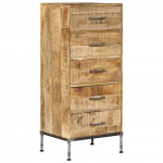 Kummut, 45 x 35 x 106 cm, toekas mangopuit