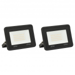 LED prožektor 2 tk, 30 w, k&uuml;lm valge