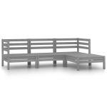 4-osaline aiadiivanikomplekt, hall, t&auml;ism&auml;nnipuit