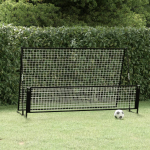Kaks &uuml;hes tagasil&ouml;&ouml;gi jalgpalliv&auml;rav 202x104x120 cm teras