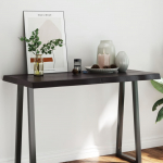 Lauaplaat, tumepruun, 120 x 60 x (2-6) cm, t&ouml;&ouml;deldud t&auml;ispuit