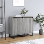 Puhvetkapid 2 tk, hall sonoma tamm, 40 x 35 x 70 cm, tehispuit