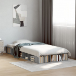 Voodiraam, hall sonoma tamm, 100 x 200 cm, tehispuit