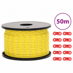 Telgi n&ouml;&ouml;r helkuri ja kinnitusaasadega, 50 m 5 mm
