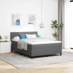 Karbi vedrumadrats Helehall ja valge 140 x 190 cm Korter kangas