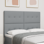 Voodipeats nupud tufted helehall 140 cm kangas